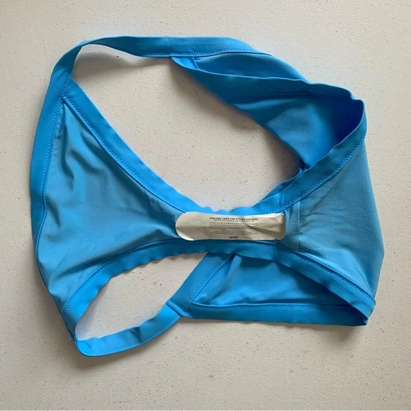 Aerie Size XL Bikini Set Scoop Top + Bikini Bottom Ocean Blue NWT - Picture 14 of 17